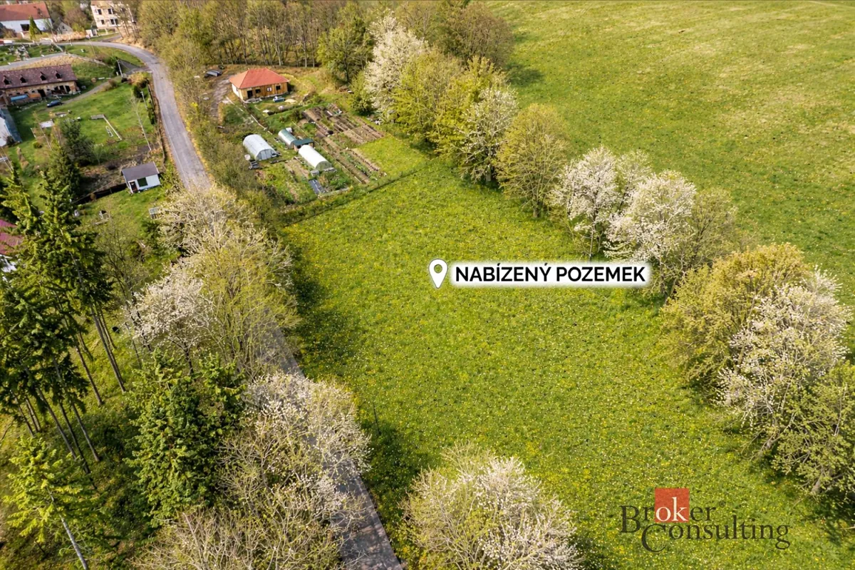 Prodej stavebního pozemku 3662 m²